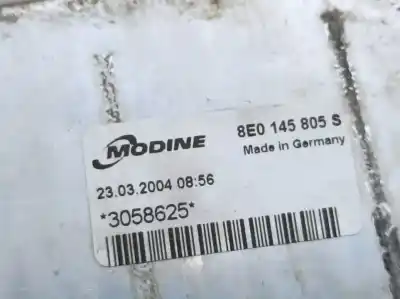 Автозапчасти б/у интеркулер за audi a4 avant (8e) 1.9 tdi (96kw) ссылки oem iam 8e0145805s  3058625