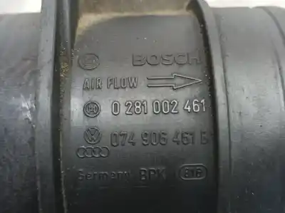 Автозапчасти б/у расходомер воздуха за audi a4 avant (8e) 1.9 tdi (96kw) ссылки oem iam 074906461b  0281002461