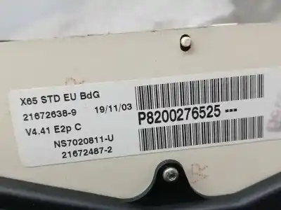 Автозапчастина б/у панель інструментів для renault clio ii fase ii (b/cb0) base authentique посилання на oem iam 8200276525  216726389
