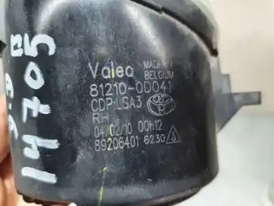 Peça sobressalente para automóvel em segunda mão farol / projetor de nevoeiro direito por toyota auris active referências oem iam 812100d041  89206401