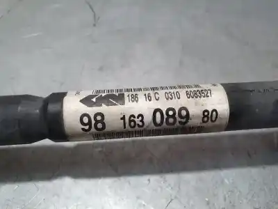 Second-hand car spare part front left transmission for citroen c-elysée seduction oem iam references 9816308980  