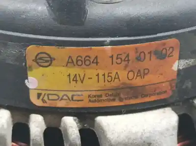 Автозапчастина б/у генератор для ssangyong actyon i 200 xdi 4wd посилання на oem iam a6641540102  