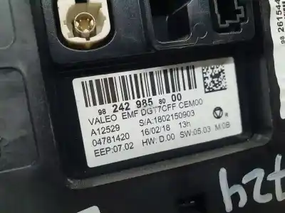 Peça sobressalente para automóvel em segunda mão módulo / sistema de navegação gps por citroen c3 feel referências oem iam 9824298580  1802150903