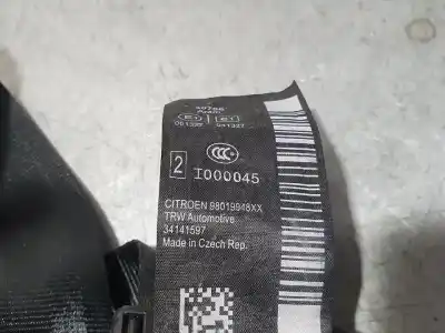 Peça sobressalente para automóvel em segunda mão pré-tensor de airbag traseiro direito por citroen c3 collection referências oem iam 34140294c  