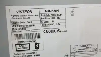 Автозапчасти б/у аудиосистема / радио cd за nissan pulsar (c13) acenta ссылки oem iam 281853zl1a g13x12 