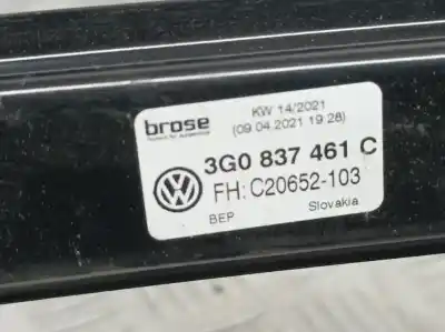 Second-hand car spare part driver left window regulator for volkswagen passat variant (cb5) business oem iam references 3g0837461c brose c20652103 