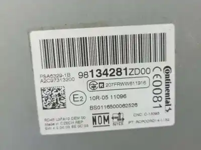 Автозапчастина б/у аудіо система / радіо cd для citroen c-elysée exclusive посилання на oem iam 98134281zd  a2c97313200