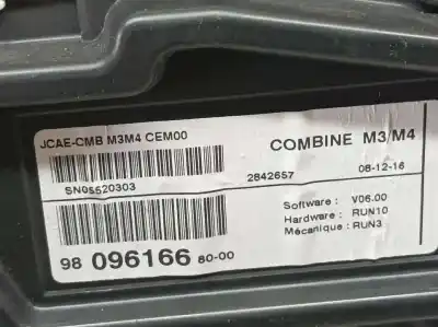 Second-hand car spare part dashboard for citroen c-elysée exclusive oem iam references 9809616680  sn05520303