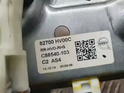 Peça sobressalente para automóvel em segunda mão elevador de vidros traseiro direito por nissan qashqai (j11) acenta referências oem iam 82700hv00c  c88540103