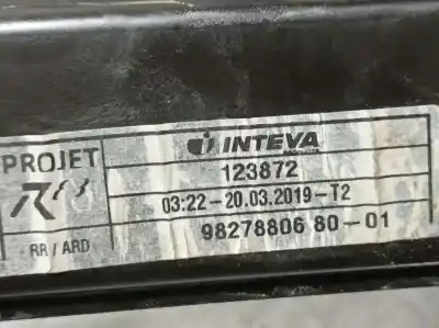 Автозапчасти б/у задний правый стеклорегулятор за peugeot 508 active ссылки oem iam 9827880680  123872