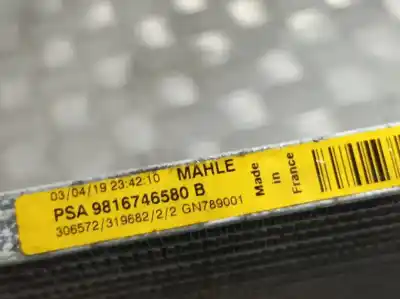 Автозапчасти б/у конденсатор / радиатор кондиционера воздуха за peugeot 508 active ссылки oem iam 9816746580b  306572