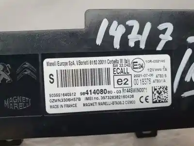 Second-hand car spare part electronic module for peugeot 208 (p2) active oem iam references 9841408080  
