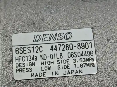 Second-hand car spare part air conditioning compressor for toyota auris active oem iam references 8831002b00  44728089801