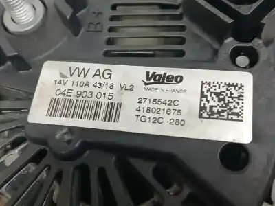 Second-hand car spare part alternator for volkswagen golf vii lim. (bq1) advance oem iam references 04e903015  2715542c