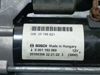 Peça sobressalente para automóvel em segunda mão motor de arranque por opel corsa e selective referências oem iam 25196021  0001192069