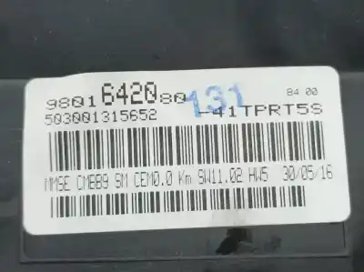 Peça sobressalente para automóvel em segunda mão quadrante por peugeot partner tepee style referências oem iam 9801642080  503001315652