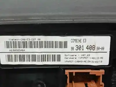 Second-hand car spare part dashboard for citroen c4 cactus origins oem iam references 9830140880  ns80323464