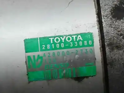 Peça sobressalente para automóvel em segunda mão motor de arranque por toyota corolla (_e12_) 1.4 d (nde120_) referências oem iam 2810033080  4280002730