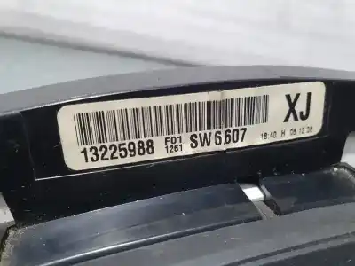 Peça sobressalente para automóvel em segunda mão quadrante por opel zafira b cosmo referências oem iam 13225988  