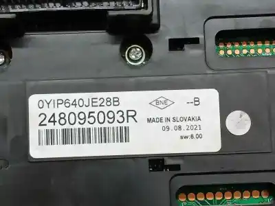 Second-hand car spare part dashboard for renault clio v experience oem iam references 248095093r  