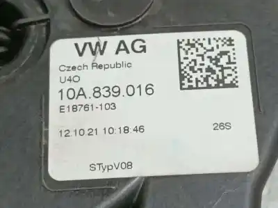 Автозапчастина б/у замок заднього правого дверя для skoda kamiq (nw4) active посилання на oem iam 10a839016 czech electrica 5 pins e18761103
