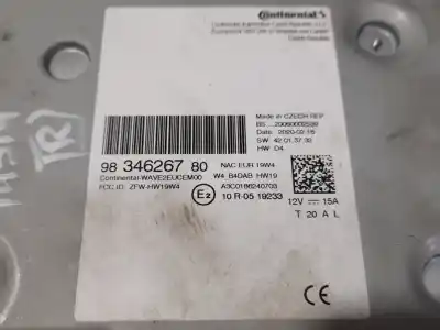 Pezzo di ricambio per auto di seconda mano modulo elettronico per opel corsa c edition riferimenti oem iam 9834626780  