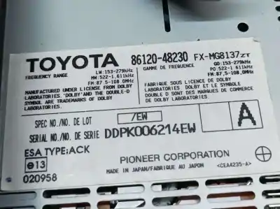 Автозапчастина б/у аудіо система / радіо cd для lexus rx 300 (mcu35) luxury посилання на oem iam 8612048230  ddpk006214ew