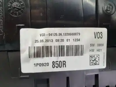 Piesă de schimb auto la mâna a doua ceas bord pentru seat altea xl (5p5) stylance / style referințe oem iam 1p0920850r  a2c84681800