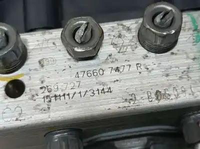 Peça sobressalente para automóvel em segunda mão abs por dacia duster sl eficacia 4x4 referências oem iam 476607477r  269727