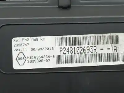 Peça sobressalente para automóvel em segunda mão quadrante por renault kangoo expression referências oem iam p248102693r  ns183542645