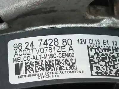 Second-hand car spare part alternator for opel combo life expression oem iam references 9824742880  a002tv0781ze