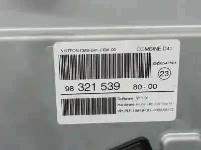 Second-hand car spare part dashboard for ds 4 ii 1.2 12v puretech oem iam references 9832153980  cmbd41cem00