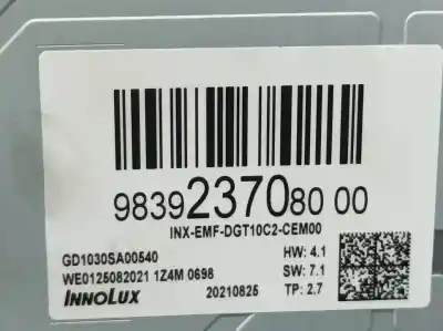 Second-hand car spare part gps navigation system for ds 4 ii 1.2 12v puretech oem iam references 9829237080  0125082021