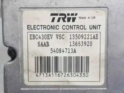 Second-hand car spare part abs for saab 9-3 cabrio 2.0 t vector oem iam references 12801324  13663920
