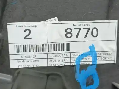 Second-hand car spare part driver left window regulator for jeep compass ii limited 4x2 oem iam references kt605129  e24431102 Second-hand car spare part driver left window regulator for jeep compass ii limited 4x2 oem iam references kt605129  e24431102