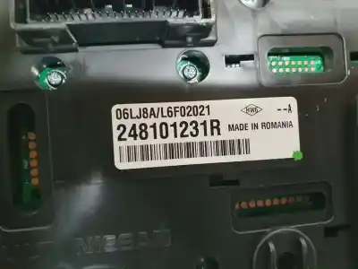 Peça sobressalente para automóvel em segunda mão quadrante por renault clio v zen referências oem iam 248101231r  l6f02021