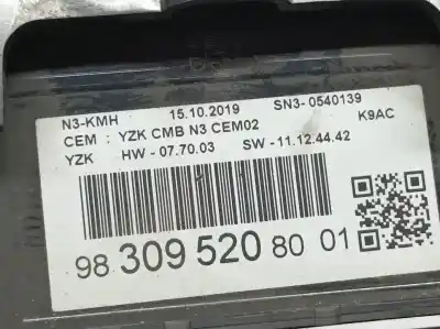Gebrauchtes Autoersatzteil instrumententafel zum citroen berlingo furgón van talla m blue hadi 100 s&s oem-iam-referenzen 9830952080  