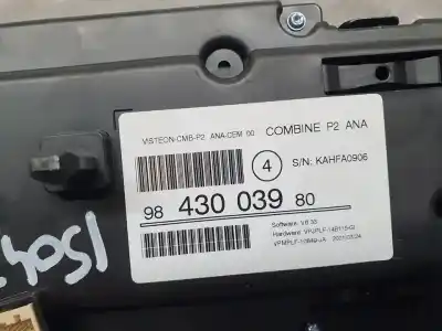 Peça sobressalente para automóvel em segunda mão quadrante por peugeot 208 (p2) active referências oem iam 9843006980  