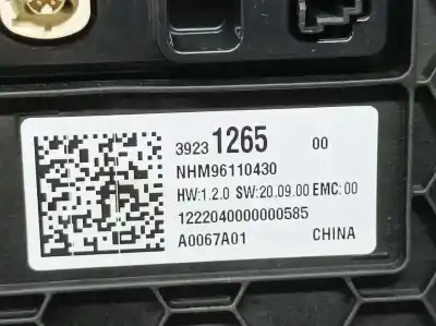 Second-hand car spare part gps navigation system for opel corsa c edition oem iam references 39231265  96110430