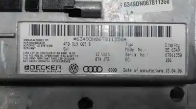Piesă de schimb auto la mâna a doua sistem de navigare gps pentru audi q7 (4l) 4.2 v8 32v fsi referințe oem iam 4f0919603b  