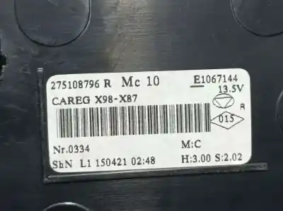 Second-hand car spare part climate control for renault captur life oem iam references 275108796r  