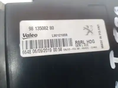 Second-hand car spare part interior left tailgate light for peugeot 508 allure oem iam references 9813508280  