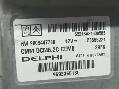 Pezzo di ricambio per auto di seconda mano centralina motore per citroen jumper grossraumkasten 35 l3h2 bluehdi 130 riferimenti oem iam 9809447780  