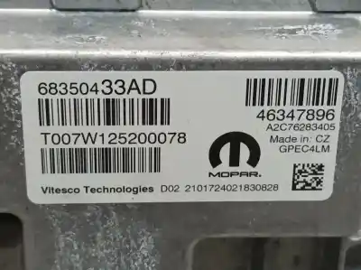 Second-hand car spare part ecu engine control for fiat tipo ii (357) berlina cross oem iam references 46347896 68350433ad mopar 