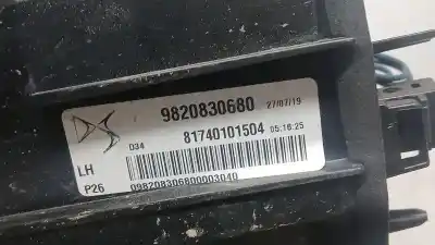 Second-hand car spare part left tailgate light for ds 3 style oem iam references 9820830680  