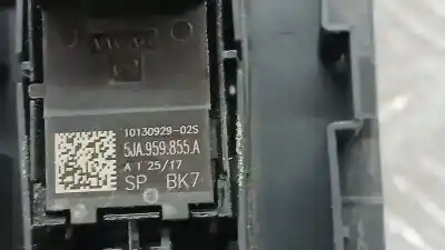Second-hand car spare part right front power window switch for skoda rapid active oem iam references 5ja959855a  