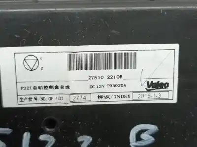 Peça sobressalente para automóvel em segunda mão comando de sofagem (chauffage / ar condicionado) por renault kadjar zen referências oem iam 275102210r  t95020a