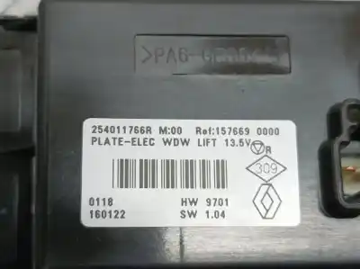 Second-hand car spare part left front power window switch for renault kadjar zen oem iam references 254011766r  1576690000