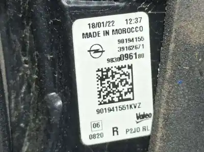 Second-hand car spare part right tailgate light for opel corsa d color edition oem iam references 9830096180  90194155