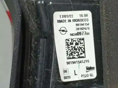 Second-hand car spare part left tailgate light for opel corsa d color edition oem iam references 9830097780  90194154